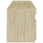 vidaXL Muebles de TV con luces LED 2 unidades roble Sonoma 75x35x40 cm vidaXL Muebles de TV con luces LED 2 unidades roble Sonoma 75x35x40 cm