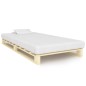 vidaXL Estructura de cama de palés madera maciza de pino 90x200 cm vidaXL Estructura de cama de palés madera maciza de pino 90x200 cm