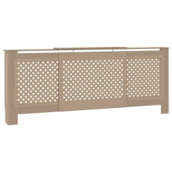 vidaXL Cubierta para radiador MDF 205 cm