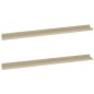 vidaXL Estantes de pared 2 unidades roble Sonoma 100x9x3 cm vidaXL Estantes de pared 2 unidades roble Sonoma 100x9x3 cm