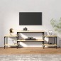 vidaXL Mueble para TV madera contrachapada roble Sonoma 157x35x52 cm