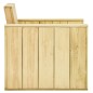 vidaXL Silla de jardín de madera de pino impregnada 89x76x76 cm vidaXL Silla de jardín de madera de pino impregnada 89x76x76 cm