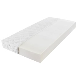 vidaXL Colchón con funda lavable de 200 x 140 x 17 cm 