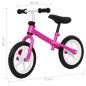 vidaXL Bicicleta sin pedales 11 pulgadas rosa vidaXL Bicicleta sin pedales 11 pulgadas rosa