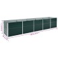 vidaXL Arriate de acero galvanizado verde 400x80x45 cm vidaXL Arriate de acero galvanizado verde 400x80x45 cm