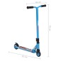 vidaXL Patinete acrobático con manillar de aluminio azul vidaXL Patinete acrobático con manillar de aluminio azul