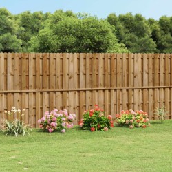 vidaXL Panel de valla de jardín madera de pino 180x180 cm 