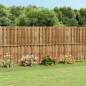 vidaXL Panel de valla de jardín madera de pino 180x180 cm vidaXL Panel de valla de jardín madera de pino 180x180 cm