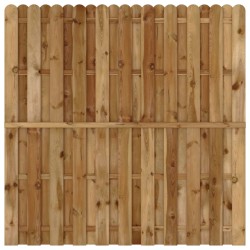 vidaXL Panel de valla de jardín madera de pino 180x180 cm 