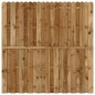 vidaXL Panel de valla de jardín madera de pino 180x180 cm vidaXL Panel de valla de jardín madera de pino 180x180 cm