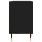 vidaXL Mueble de TV madera de ingeniería negro 103,5x30x50 cm vidaXL Mueble de TV madera de ingeniería negro 103,5x30x50 cm