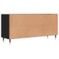 vidaXL Mueble de TV madera de ingeniería negro 103,5x30x50 cm vidaXL Mueble de TV madera de ingeniería negro 103,5x30x50 cm