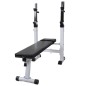 vidaXL Banco de entrenamiento de fitness y musculación recto vidaXL Banco de entrenamiento de fitness y musculación recto