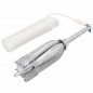 vidaXL Ancla plegable con cuerda hierro maleable plateado 10 kg