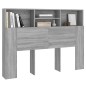 vidaXL Mueble cabecero gris Sonoma 140x19x103,5 cm vidaXL Mueble cabecero gris Sonoma 140x19x103,5 cm