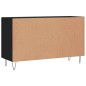 vidaXL Aparador de madera de ingeniería negro 100x36x60 cm vidaXL Aparador de madera de ingeniería negro 100x36x60 cm