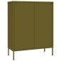 vidaXL Armario de cajones de acero verde oliva 80x35x101,5 cm vidaXL Armario de cajones de acero verde oliva 80x35x101,5 cm