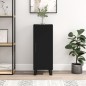vidaXL Aparador de madera contrachapada negro 34,5x34x90 cm vidaXL Aparador de madera contrachapada negro 34,5x34x90 cm