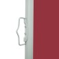 vidaXL Toldo lateral retráctil de jardín rojo 160x600 cm vidaXL Toldo lateral retráctil de jardín rojo 160x600 cm