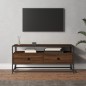 vidaXL Mueble de TV madera contrachapada roble marrón 100x35x45 cm vidaXL Mueble de TV madera contrachapada roble marrón 100x35x45 cm