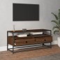 vidaXL Mueble de TV madera contrachapada roble marrón 100x35x45 cm vidaXL Mueble de TV madera contrachapada roble marrón 100x35x45 cm