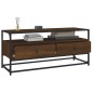 vidaXL Mueble de TV madera contrachapada roble marrón 100x35x45 cm vidaXL Mueble de TV madera contrachapada roble marrón 100x35x45 cm