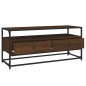 vidaXL Mueble de TV madera contrachapada roble marrón 100x35x45 cm vidaXL Mueble de TV madera contrachapada roble marrón 100x35x45 cm