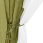 vidaXL Carpa para piscina de tela verde 500x433x250 cm