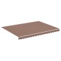 vidaXL Tela de repuesto para toldo marrón 4x3 m vidaXL Tela de repuesto para toldo marrón 4x3 m