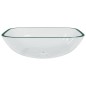 vidaXL Lavabo de vidrio transparente 42x42x14 cm vidaXL Lavabo de vidrio transparente 42x42x14 cm