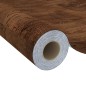 vidaXL Láminas autoadhesivas puertas 2 uds PVC roble oscuro 210x90cm 