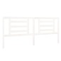 vidaXL Cabecero de cama madera maciza de pino blanco 206x4x100 cm vidaXL Cabecero de cama madera maciza de pino blanco 206x4x100 cm