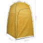vidaXL Tienda para ducha/WC/vestidor amarilla vidaXL Tienda para ducha/WC/vestidor amarilla