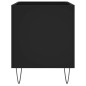 vidaXL Mueble para discos madera contrachapada negro 74,5x38x48 cm vidaXL Mueble para discos madera contrachapada negro 74,5x38x48 cm