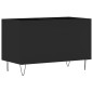 vidaXL Mueble para discos madera contrachapada negro 74,5x38x48 cm vidaXL Mueble para discos madera contrachapada negro 74,5x38x48 cm