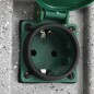 vidaXL Enchufe de jardín con sensor de ocaso plástico vidaXL Enchufe de jardín con sensor de ocaso plástico
