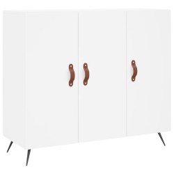 vidaXL Aparador de madera de ingeniería blanco 90x34x80 cm