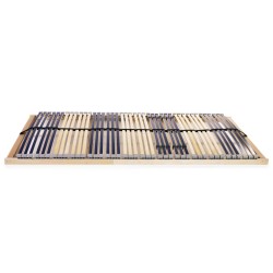 vidaXL Somier de láminas con 42 listones de 7 regiones 140x200 cm