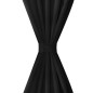 2 cortinas negras micro-satinadas con trabillas, 140 x 225 cm 2 cortinas negras micro-satinadas con trabillas, 140 x 225 cm