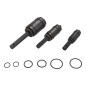 vidaXL Expansor para tubo de escape y silenciador 1-1/8" a 3-1/2"