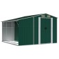 vidaXL Cobertizo de jardín acero galvanizado verde 277x279x179 cm vidaXL Cobertizo de jardín acero galvanizado verde 277x279x179 cm