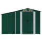 vidaXL Cobertizo de jardín acero galvanizado verde 277x279x179 cm vidaXL Cobertizo de jardín acero galvanizado verde 277x279x179 cm