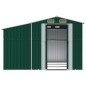 vidaXL Cobertizo de jardín acero galvanizado verde 277x279x179 cm vidaXL Cobertizo de jardín acero galvanizado verde 277x279x179 cm