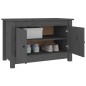 vidaXL Armario zapatero de madera maciza de pino gris 70x38x45,5 cm vidaXL Armario zapatero de madera maciza de pino gris 70x38x45,5 cm
