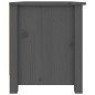 vidaXL Armario zapatero de madera maciza de pino gris 70x38x45,5 cm vidaXL Armario zapatero de madera maciza de pino gris 70x38x45,5 cm