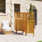 vidaXL Biombo de 4 paneles de madera maciza de acacia 162x2x115 cm vidaXL Biombo de 4 paneles de madera maciza de acacia 162x2x115 cm