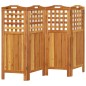 vidaXL Biombo de 4 paneles de madera maciza de acacia 162x2x115 cm vidaXL Biombo de 4 paneles de madera maciza de acacia 162x2x115 cm