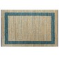 vidaXL Alfombra hecha a mano de yute azul 80x160 cm vidaXL Alfombra hecha a mano de yute azul 80x160 cm