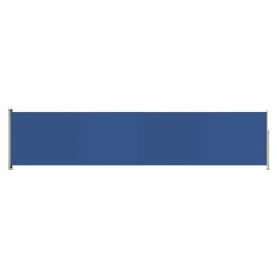 vidaXL Toldo lateral retráctil para patio azul 140x600 cm
