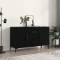 vidaXL Aparador de madera de ingeniería negro 100x36x60 cm vidaXL Aparador de madera de ingeniería negro 100x36x60 cm